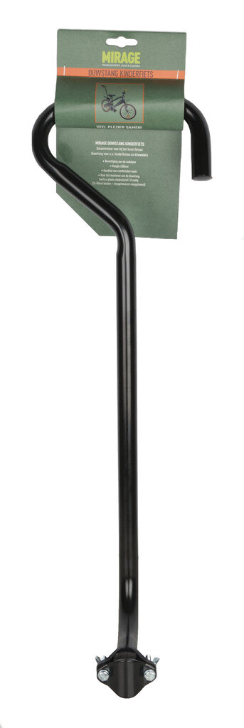 entraîneur de vélo à barre de poussée 67 cm acier noir