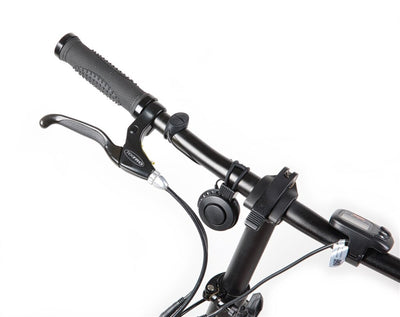 Mirage Klaxon de vélo T-002 80 90dB 6,5 cm ABS PC noir 2 pièces