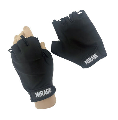 Gant Mirage Lycra taille m gel noir doigt court sur carte