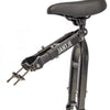 Selle sur tube Mirage Jantje avec repose-pieds universel - noir