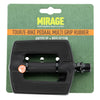 Mirage pédales tour ebike multigrip plastique caoutchouc noir