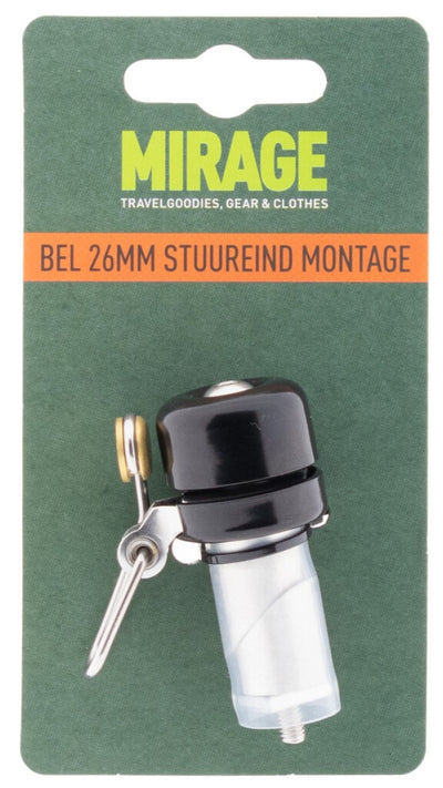 Mirage racing bell 26mm embout de guidon 14,5-20mm acier noir