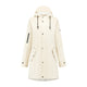 Mirage Raincoat Pluasfall Trenchcoat Taille l Fabriqué à partir de polyester Tactile doux sur le blanc
