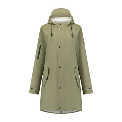 Mirage Raincoat Pluasfall Trenchcoat Taille S Fabriqué à partir de polyester Touch Soft Green