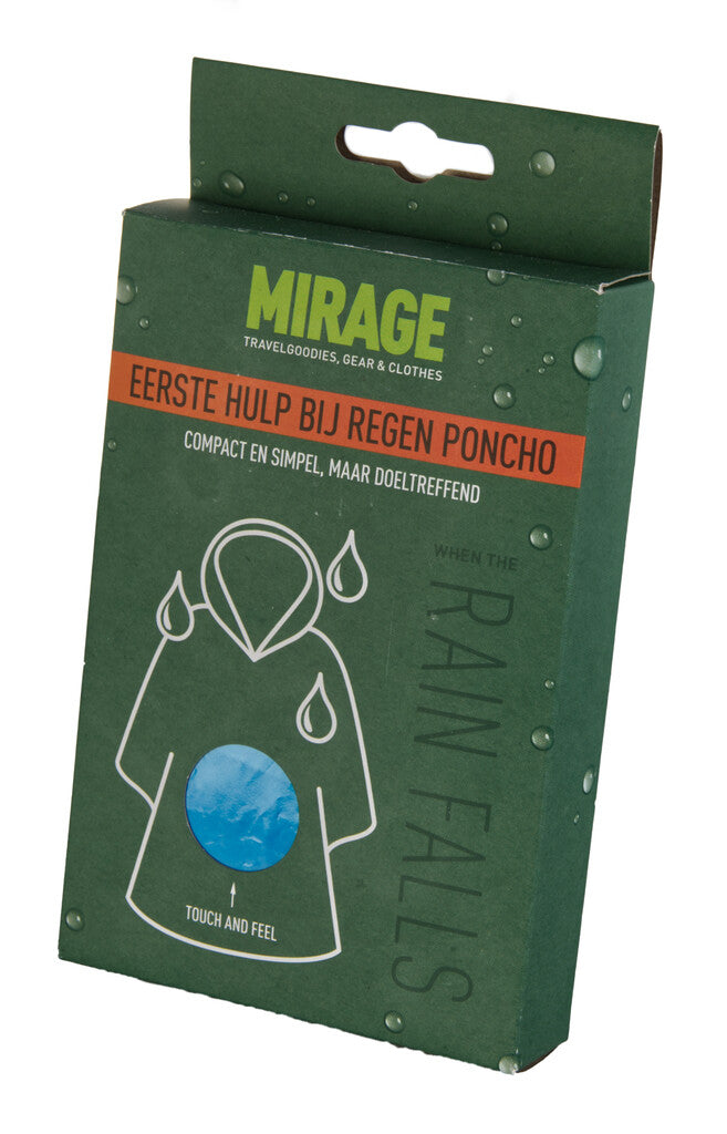 Puch Rain Poncho Blue One Size