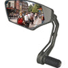 Mirage Mirror Bar-end tournante de luxe en verre Gris gris sur carte sur carte
