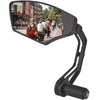 Mirage Mirror Bar-End Turning Luxury Sembally Glass Black Metallic on Card