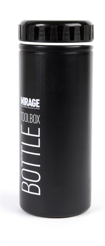 Mirage Tools toolbox water bottle 500ml black on card