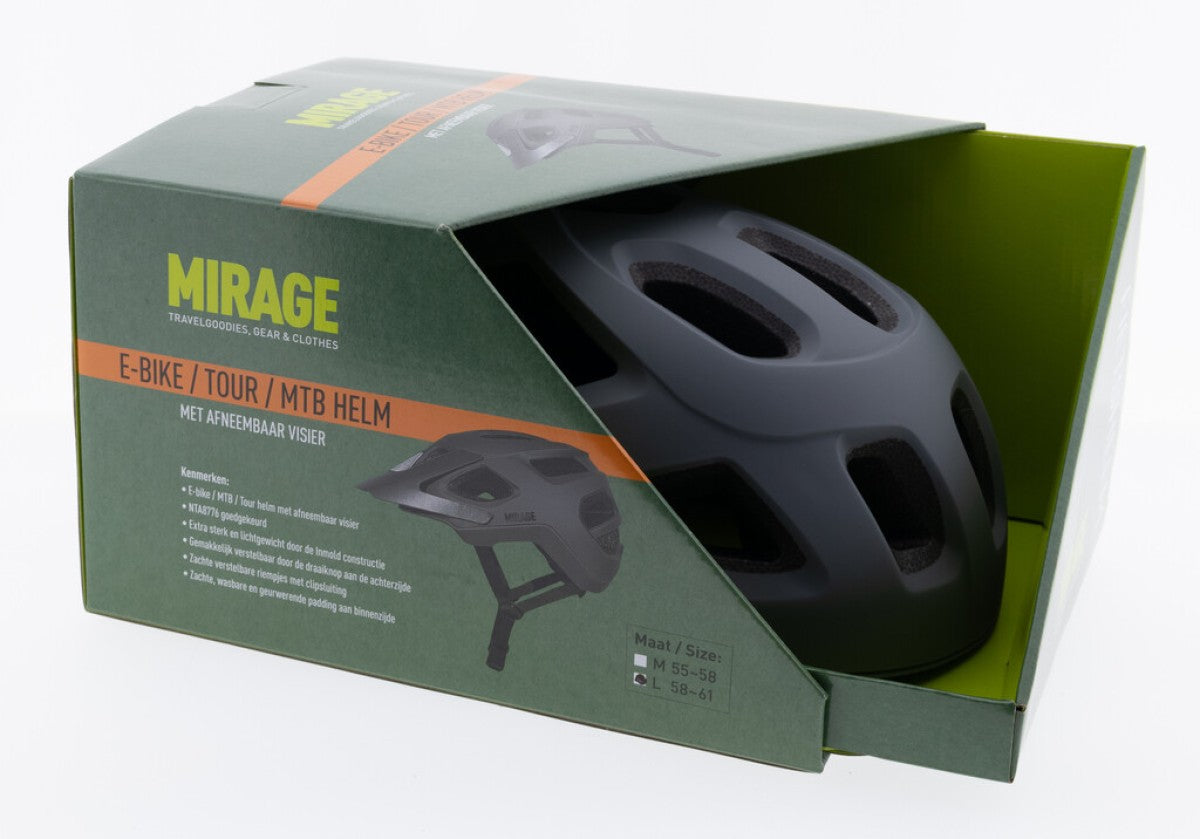 Mirage casque tour vtt taille 58-61cm gris