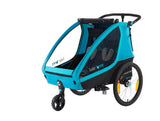 Mirage Tommy Children's Bike Cart - Cadre en aluminium, Wielvering, 3-point Gordel, Blue, 2021 - afbeelding 1