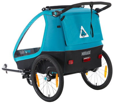 Mirage Tommy Children's Bike Cart - Cadre en aluminium, Wielvering, 3-point Gordel, Blue, 2021