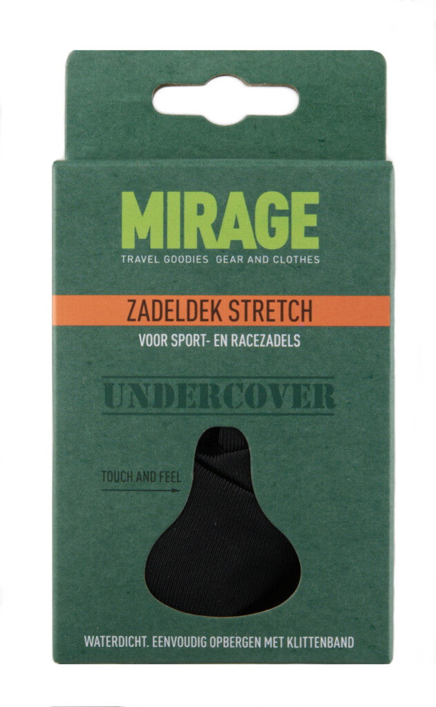 Tapis de selle Mirage Sport Race - nylon extensible - noir