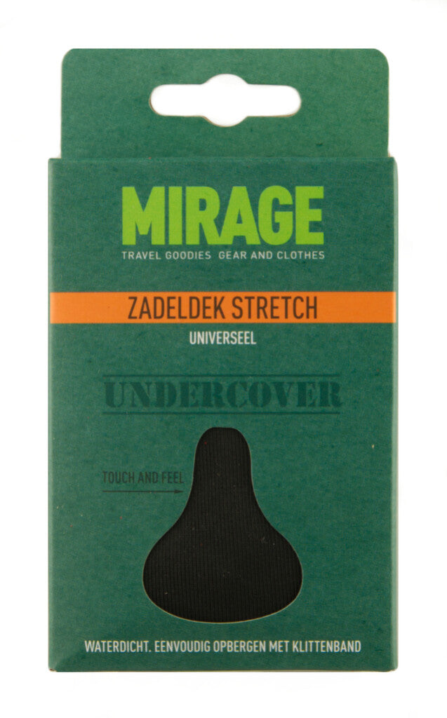Tapis de selle Mirage universal - nylon extensible - noir
