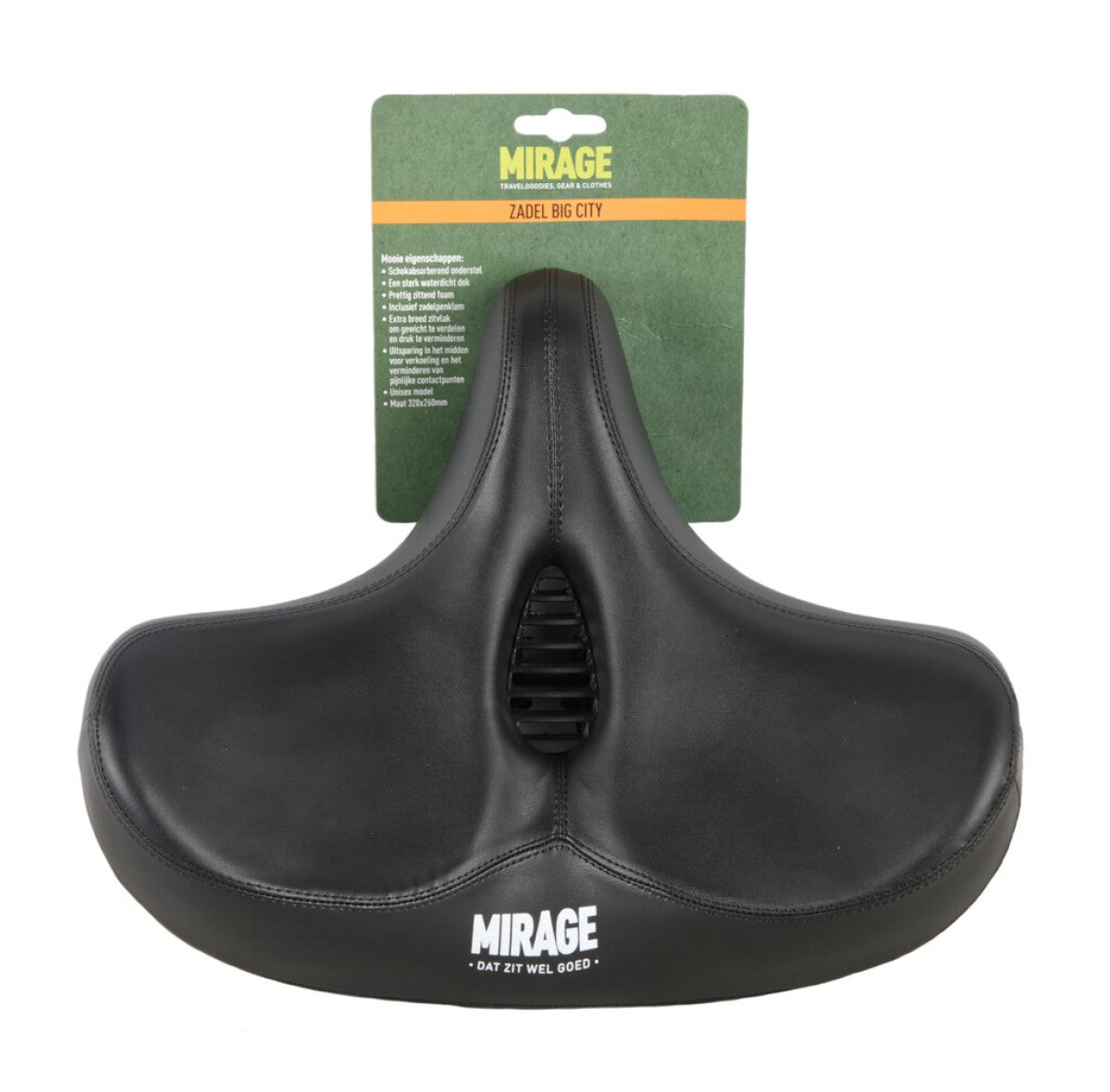 Mirage Tourzadel City Comfort 320x260mm noir sur carte