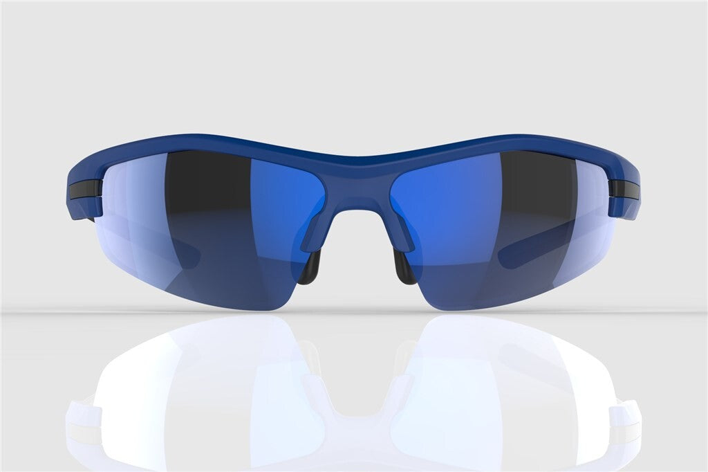 Mirage Sunglasses Sport avec 3 paires de lentilles Bleu noir