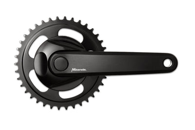 Miranda Crankkel 38t Miranda Bras de manivelle de 170 mm avec disque 9,5 cm noir