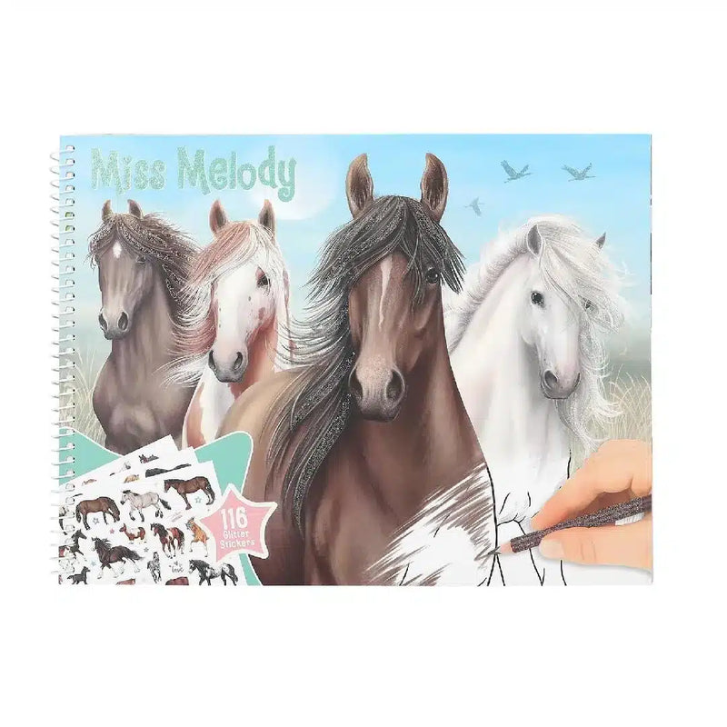 Depesche - Livre de coloriage Miss Melody Horse