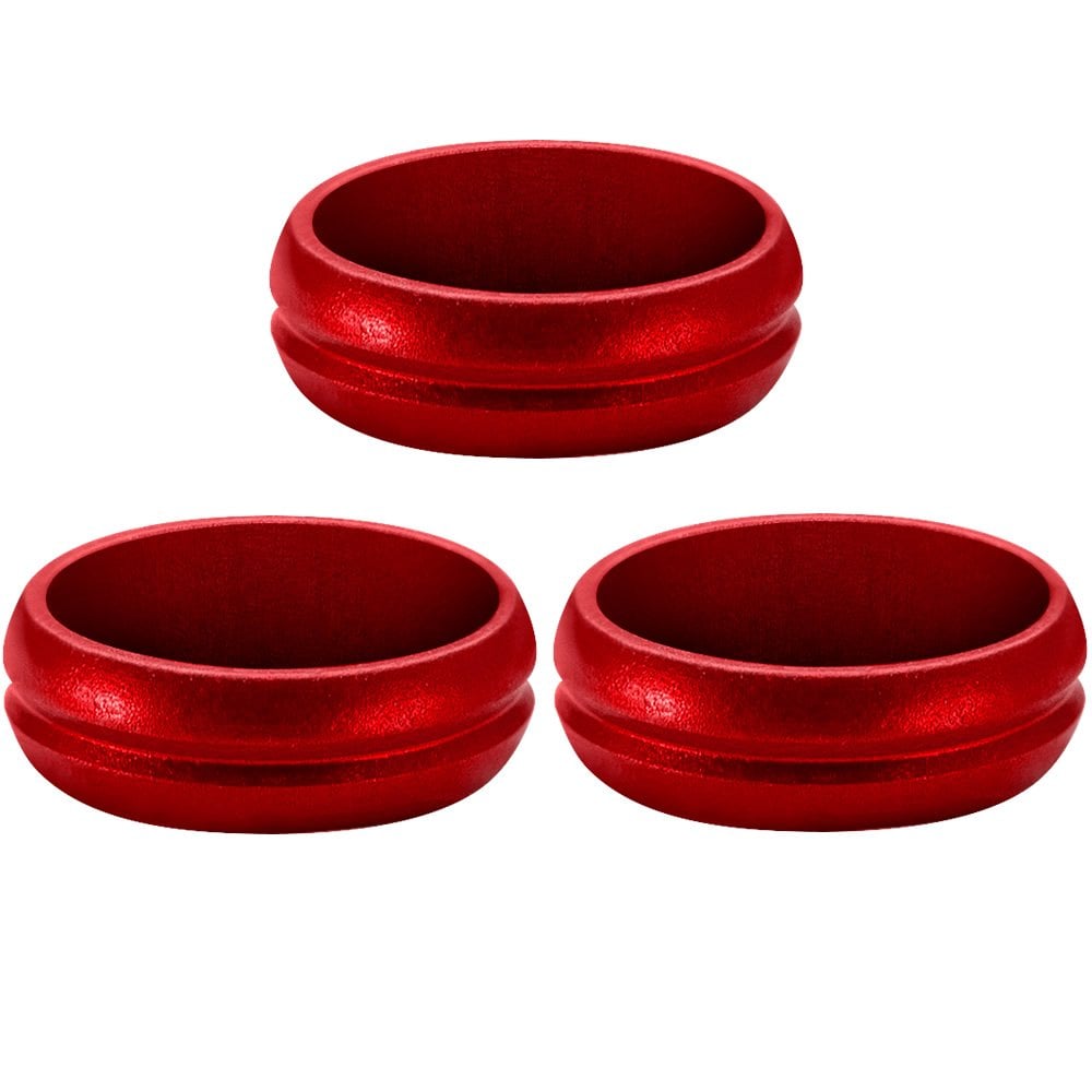 Mission Mission aluminium f-Lock Rings Red