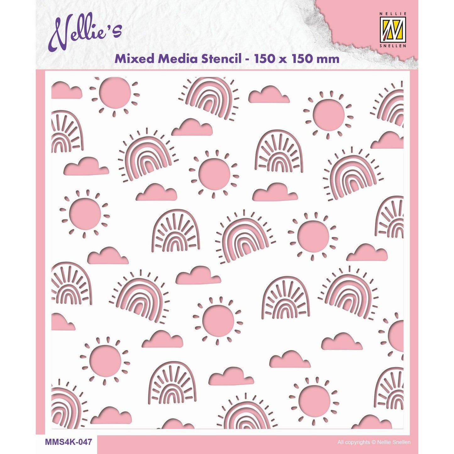 Le choix de Nellie • arcs-en-ciel au pochoir
