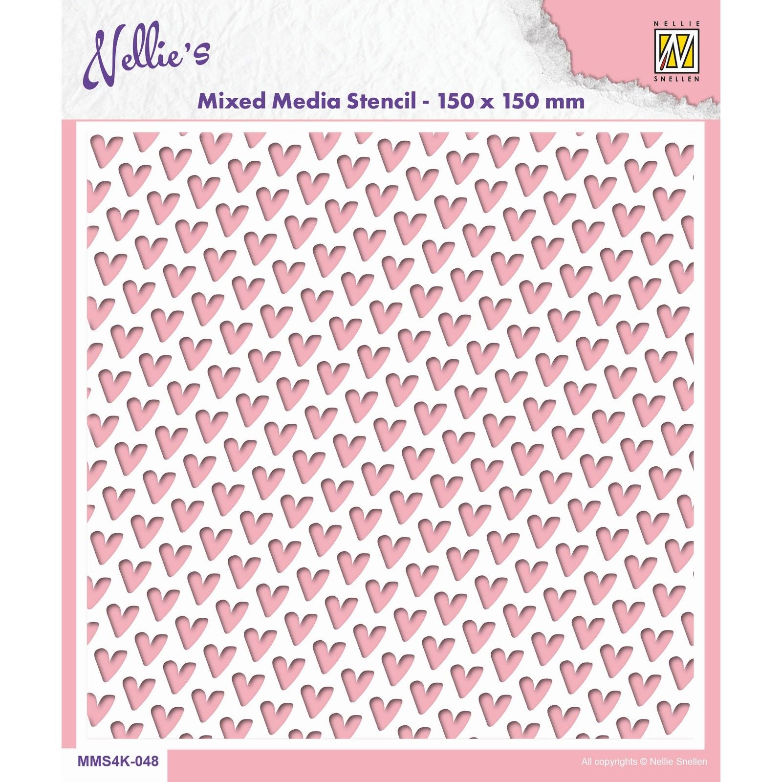 Le choix de Nellie • coeurs au pochoir