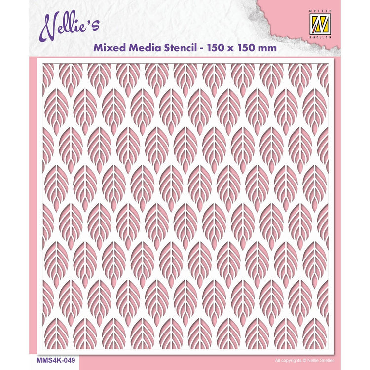 Le choix de Nellie • feuilles au pochoir