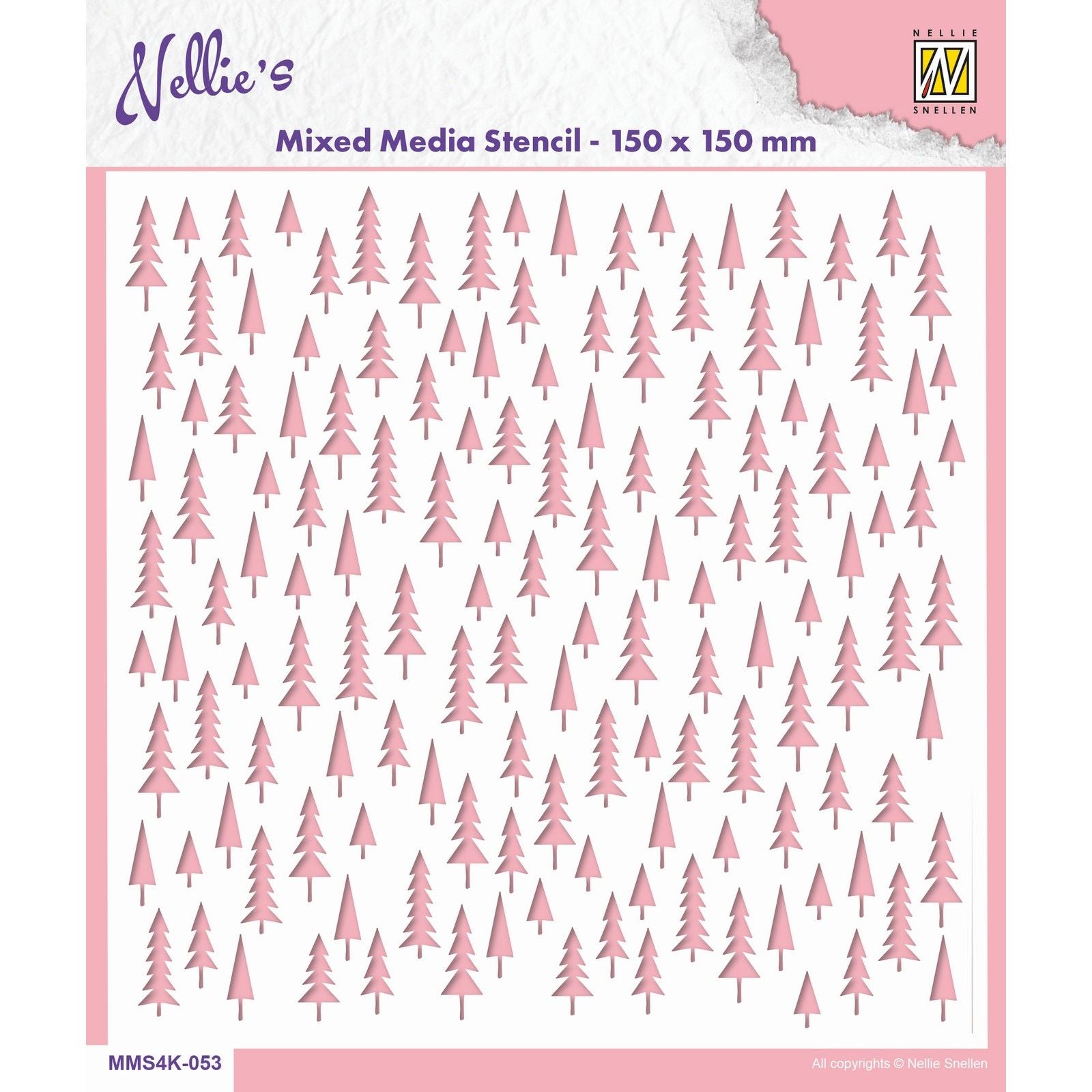 Le choix de Nellie • sapins de Noël au pochoir