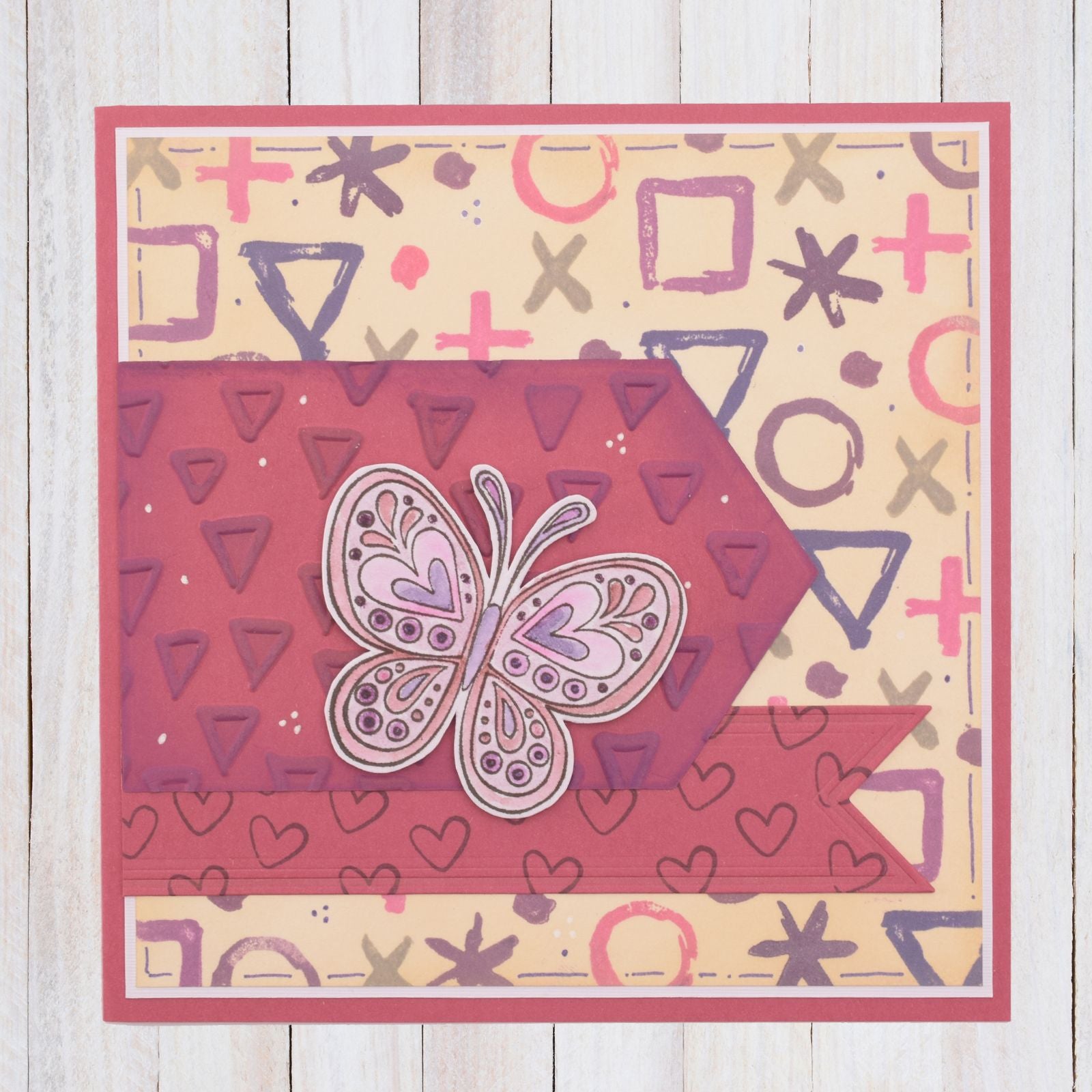 Le choix de Nellie • gabarit triangles 15x15cm
