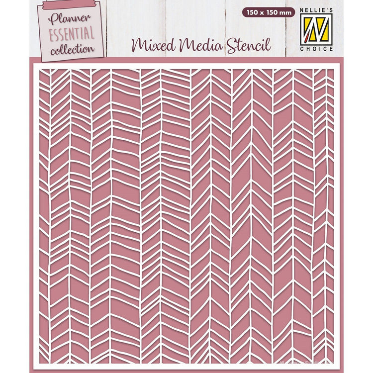 Le choix de Nellie • gabarit chevron 15x15cm