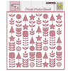 Le choix de Nellie • gabarit fleurs scandinaves 15x15cm