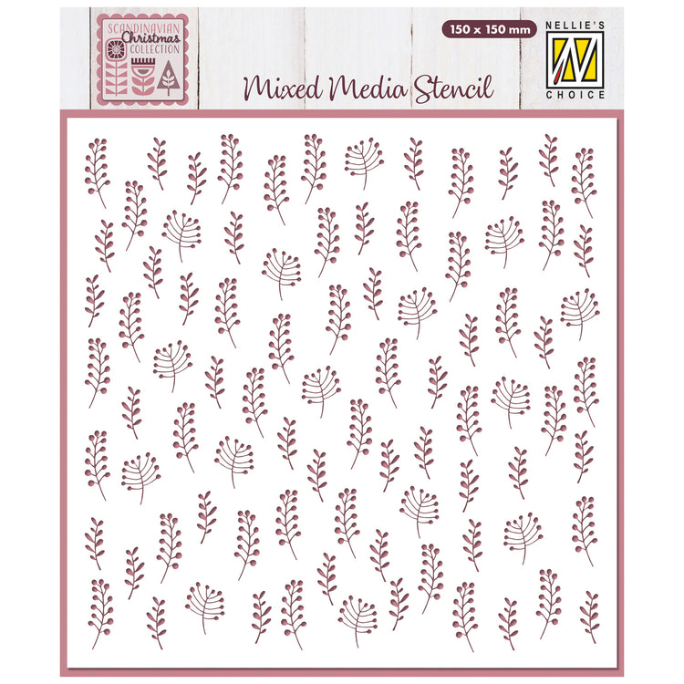 Le choix de Nellie • gabarit feuilles 15x15cm
