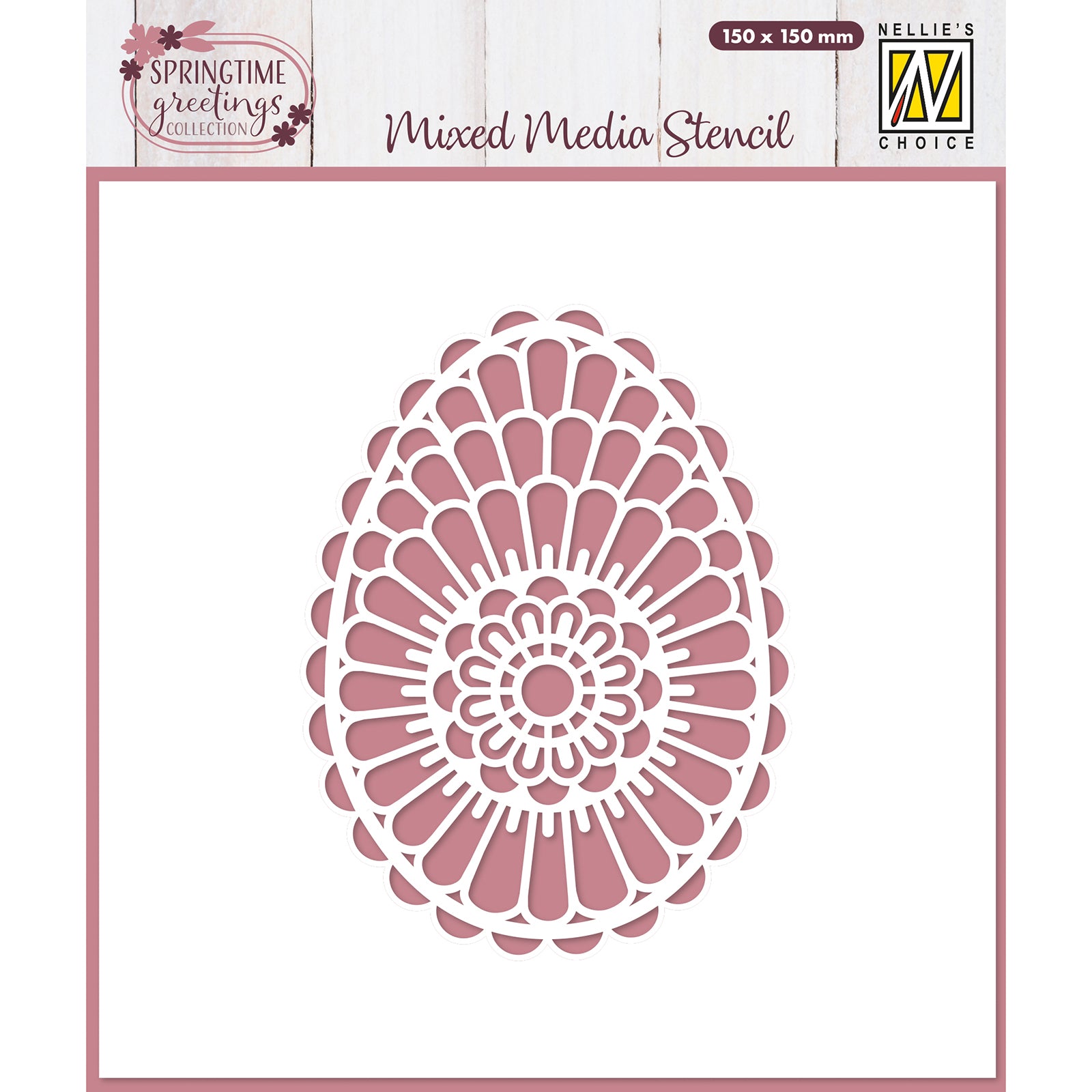 Le choix de Nellie • modèle couronne de fleurs de Pâques 15cmx15cm