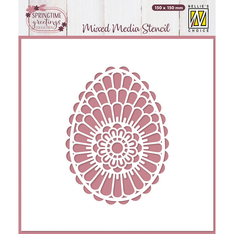 Le choix de Nellie • modèle couronne de fleurs de Pâques 15cmx15cm