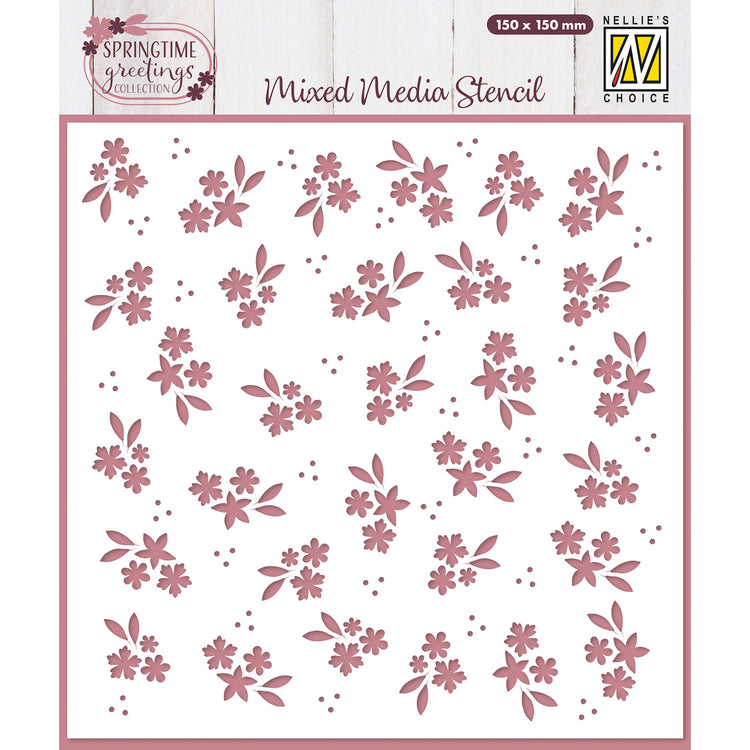 Le choix de Nellie • modèle de fleur de printemps 15cmx15cm