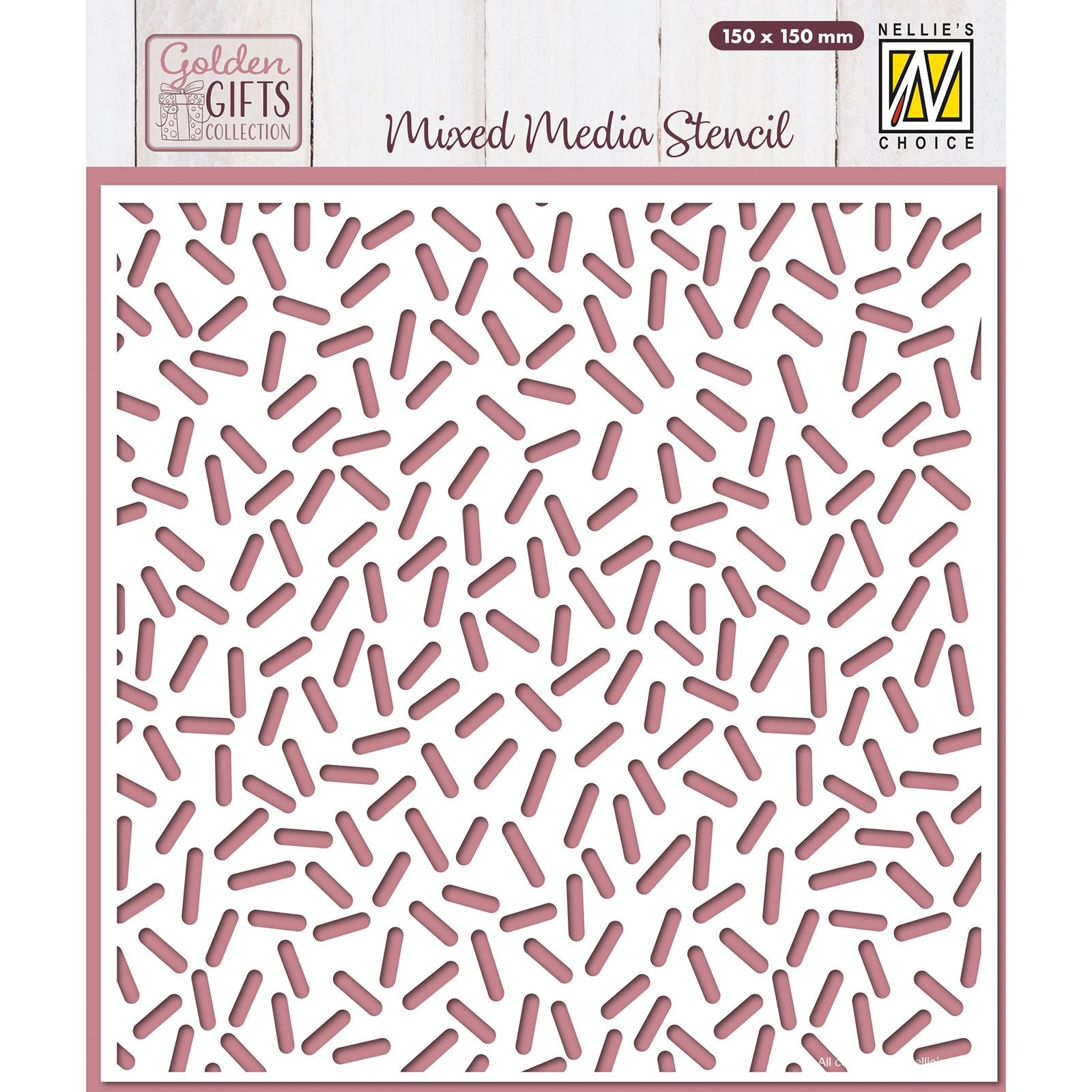 Le choix de Nellie • modèle de confettis 15cmx15cm
