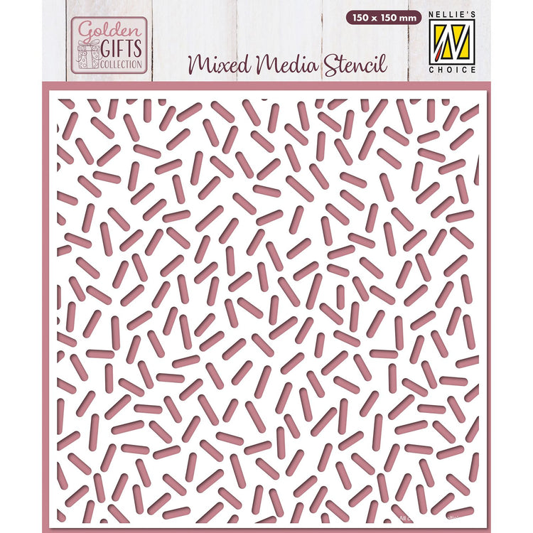 Le choix de Nellie • modèle de confettis 15cmx15cm