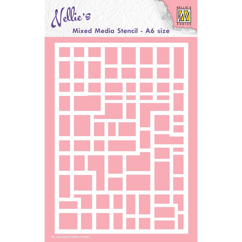 Le choix de Nellie • pochoir rectangles format a6