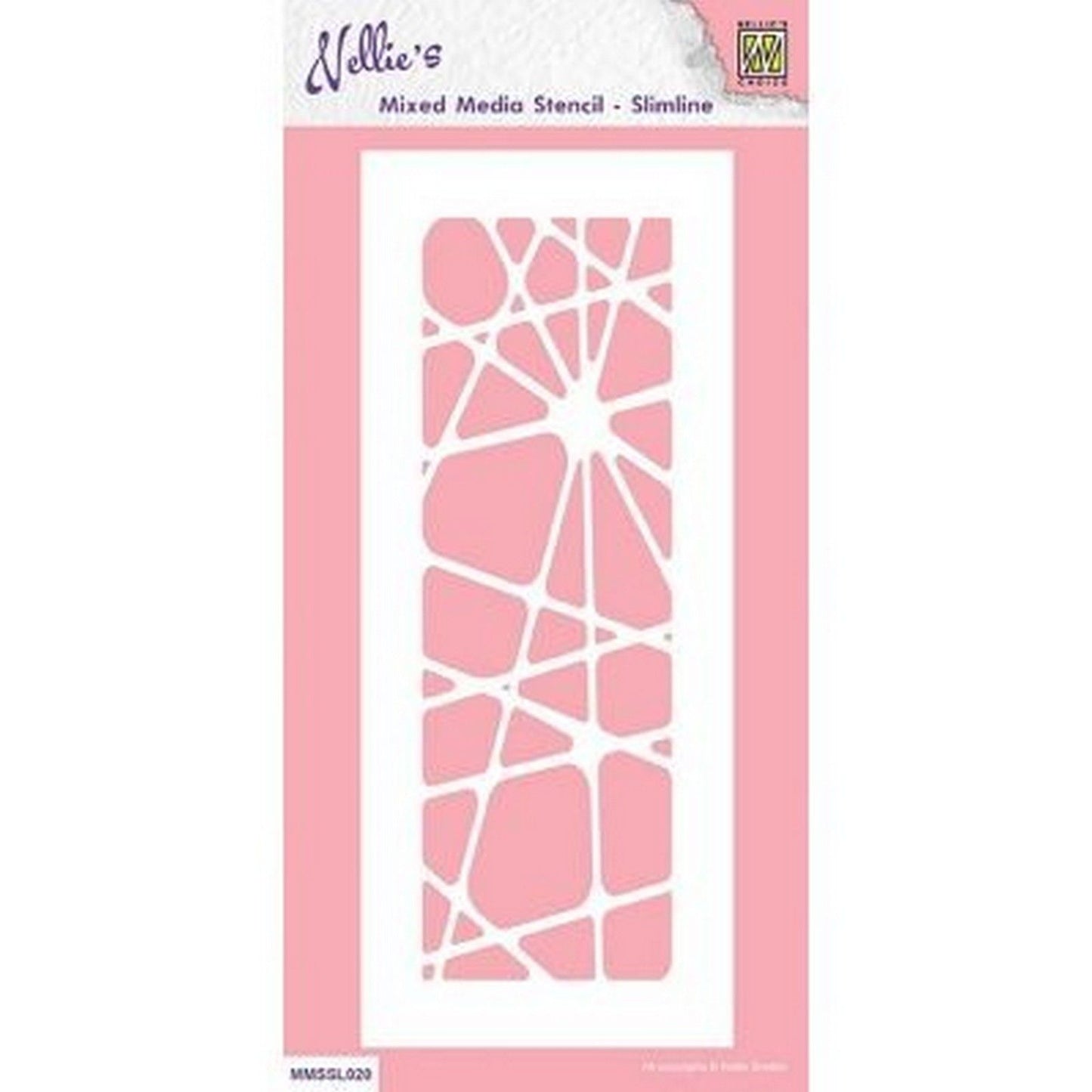 Le choix de Nellie • pochoir abstrait de taille fine