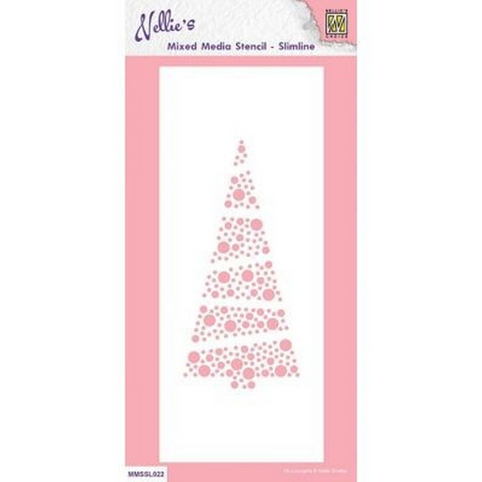 Le choix de Nellie • pochoir arbre de Noël de taille fine