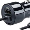 Mobilize Chargeur voiture USB double 4800ma + câble micro USB noir 1m - 9540125
