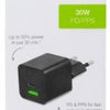 Chargeur rapide Mobilize USB + USB-C 30W noir - 9550191