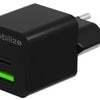 Chargeur rapide Mobilize USB + USB-C 30W noir - 9550191