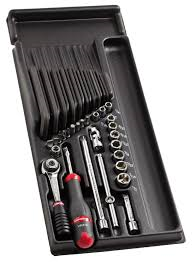 Facom module 1 douilles 4" 6 faces - clés et embouts six pans - pouces - mod.r161-1u