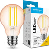 Modee led verre e27 4-33w 1800k filament ambre - led7442