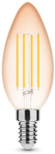 Bougie led Modee e14 4-33w 1800k filament ambre - led7400