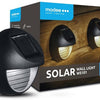 Modee Applique solaire LED 8cm lot de 2 pièces blanc chaud - 5099160
