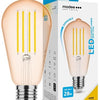 Modee LED ST64 E27 4-28W 1800K Filament Ambre Intensité Variable - LED7470