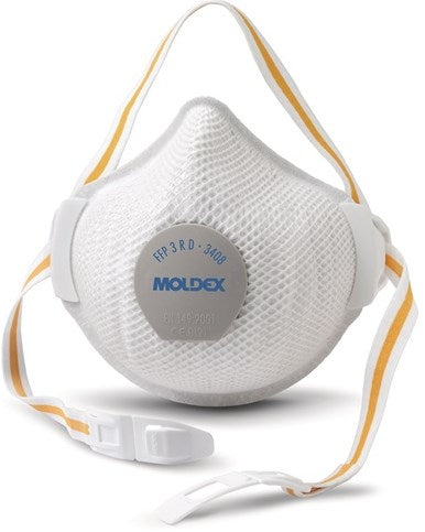 Masque anti-poussière Moldex | ffp3 vrd | avec valve expiratoire | 5 pièces - 340801 340801