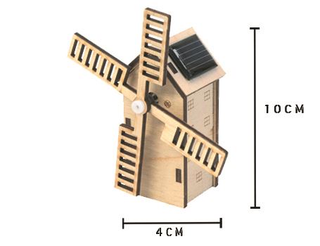 Solexpert Bouwpakket - Hollandse Molen avec panneau solaire Mini