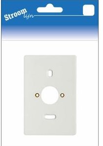 Plaque de montage 2 voies blanc - 6650720