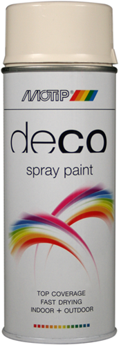 Laque déco Motip | haute brillance | ral 9001 | 400ml - 01695
